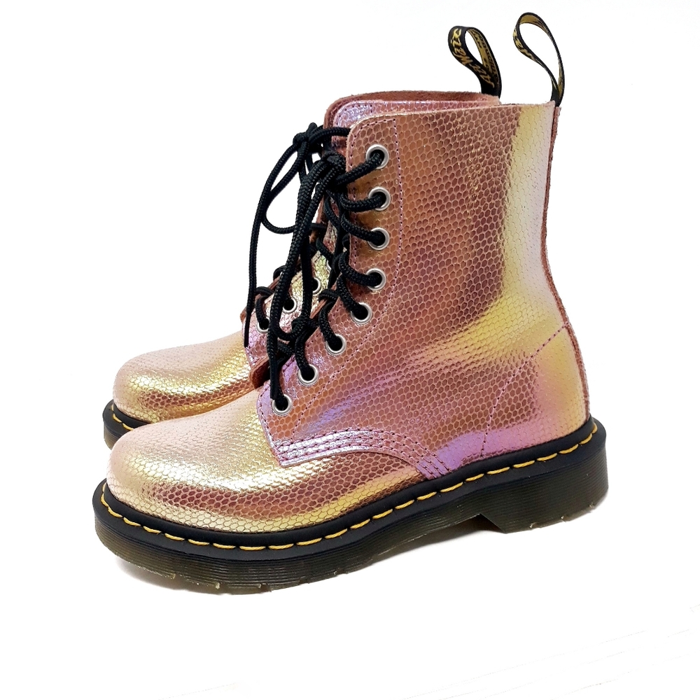 NWOT Dr. Martens 1460 Pascal Iridescent Boots